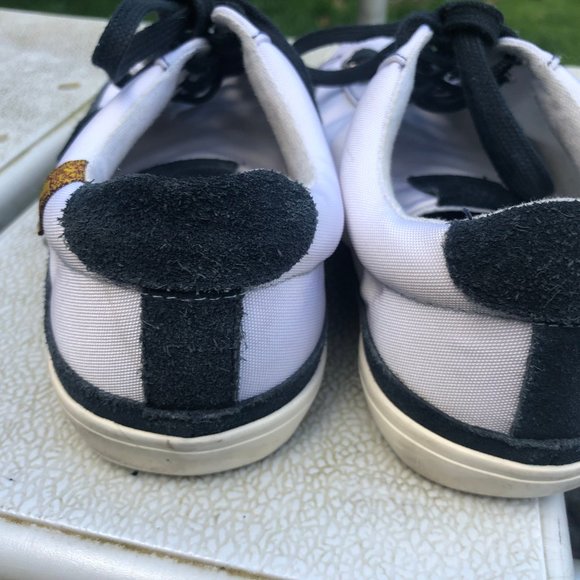 7 for all mankind Men's White canvas shoes size 8 - Picture 6 of 8